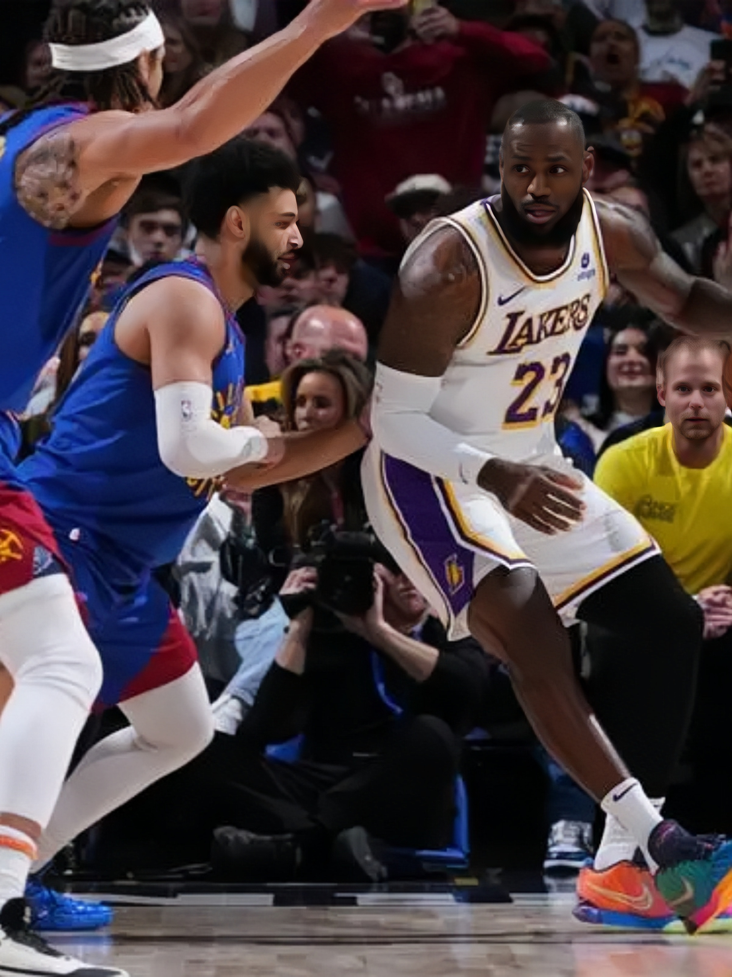 湖人战胜灰熊，詹皇32+10