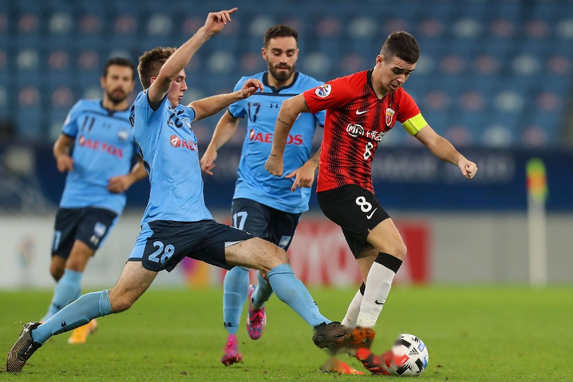 华夏幸福客场1-1平悉尼FC止步亚冠小组赛